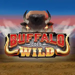 Buffalo Goes Wild slot logo by Mancala Gaming at 1Redbet
