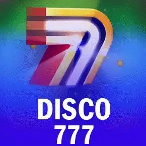 Official Crash Games logo: Disco 777 by OneXTwo Gaming at 1Redbet