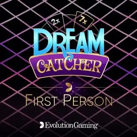 First Person Dream Catcher logo – Table Games by Evolution at 1Redbet