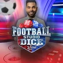 Football Studio Dice logo – Live Dealer by Evolution at 1Redbet