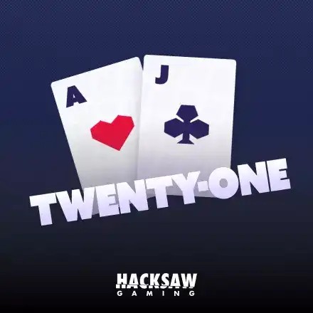 Twenty-One slot visual from Hacksaw Gaming available on 1redbetchile.casino
